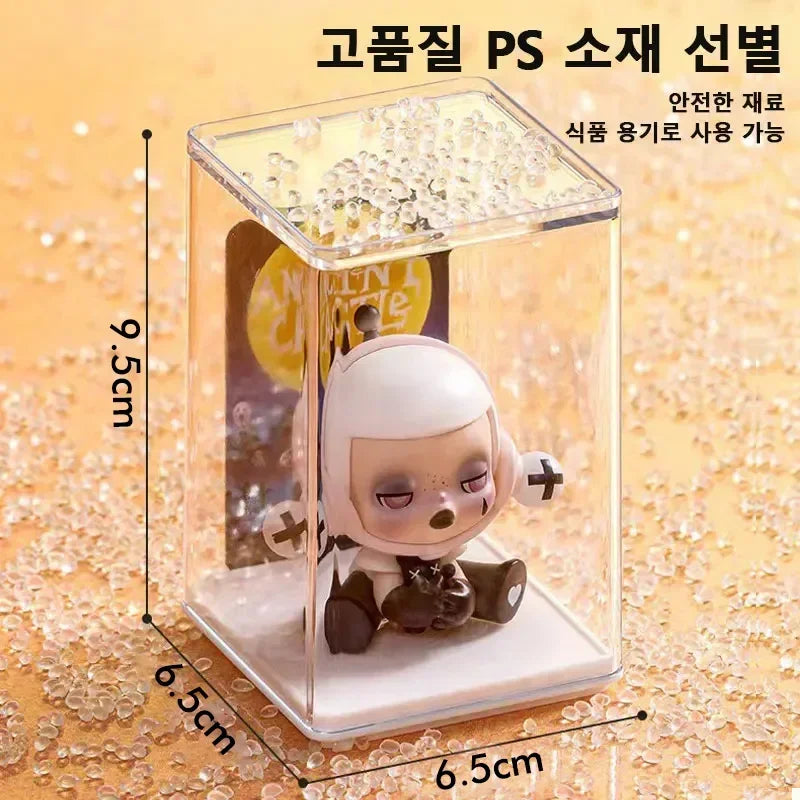 6-Pack Clear Storage Boxes for Figures, Dolls & Collectibles