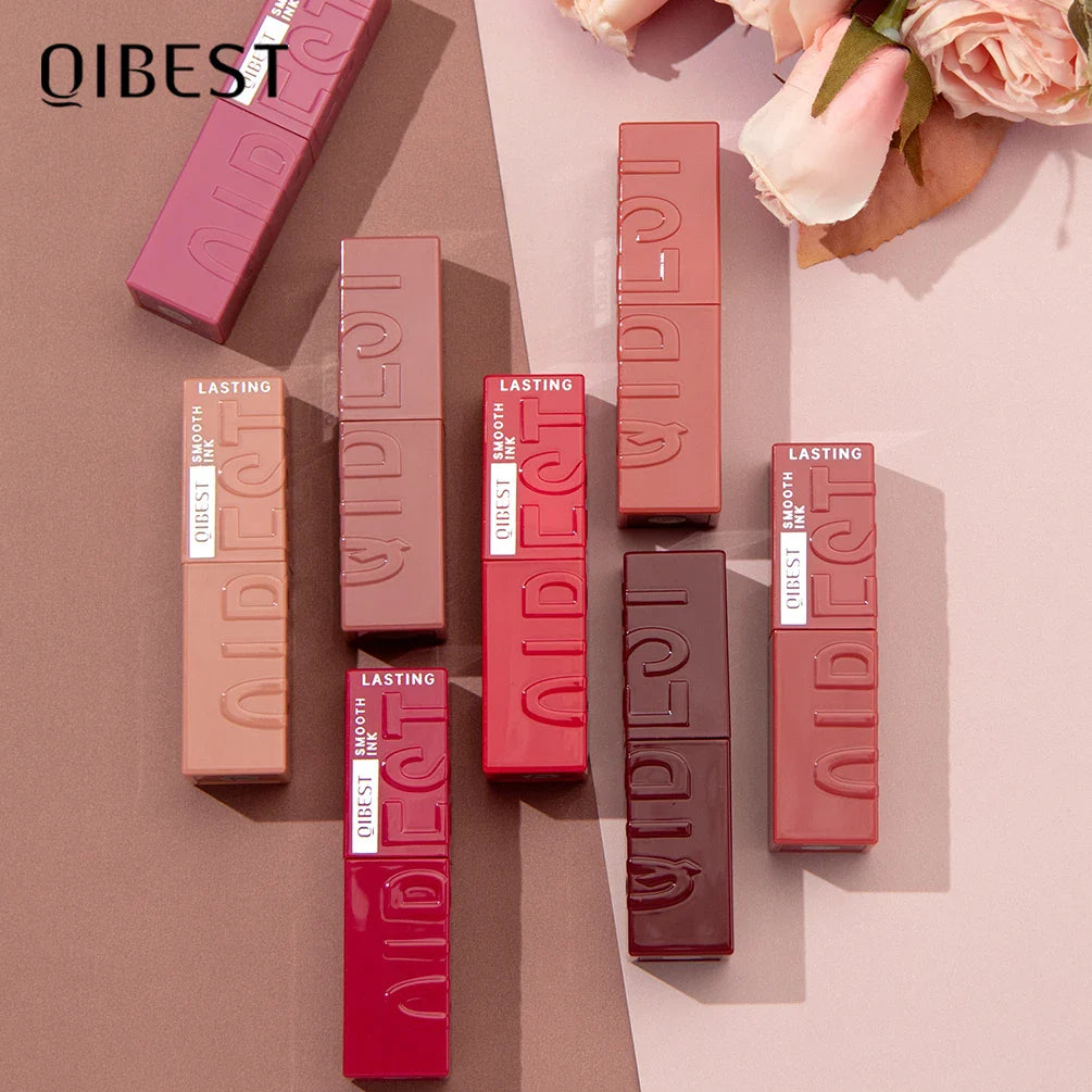 QIBEST Mirror Watery Lip Glaze – Glossy Long-Lasting Lip Gloss