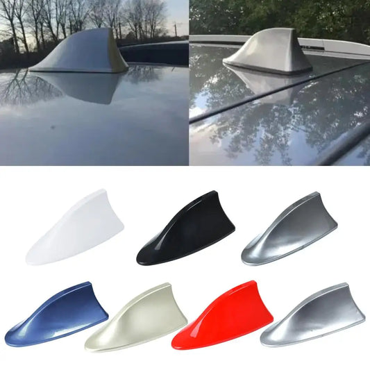 Car Shark Fin Roof Antenna – No-Drill FM/AM/GPS Signal Booster Car Roof Antenna Oasis Select