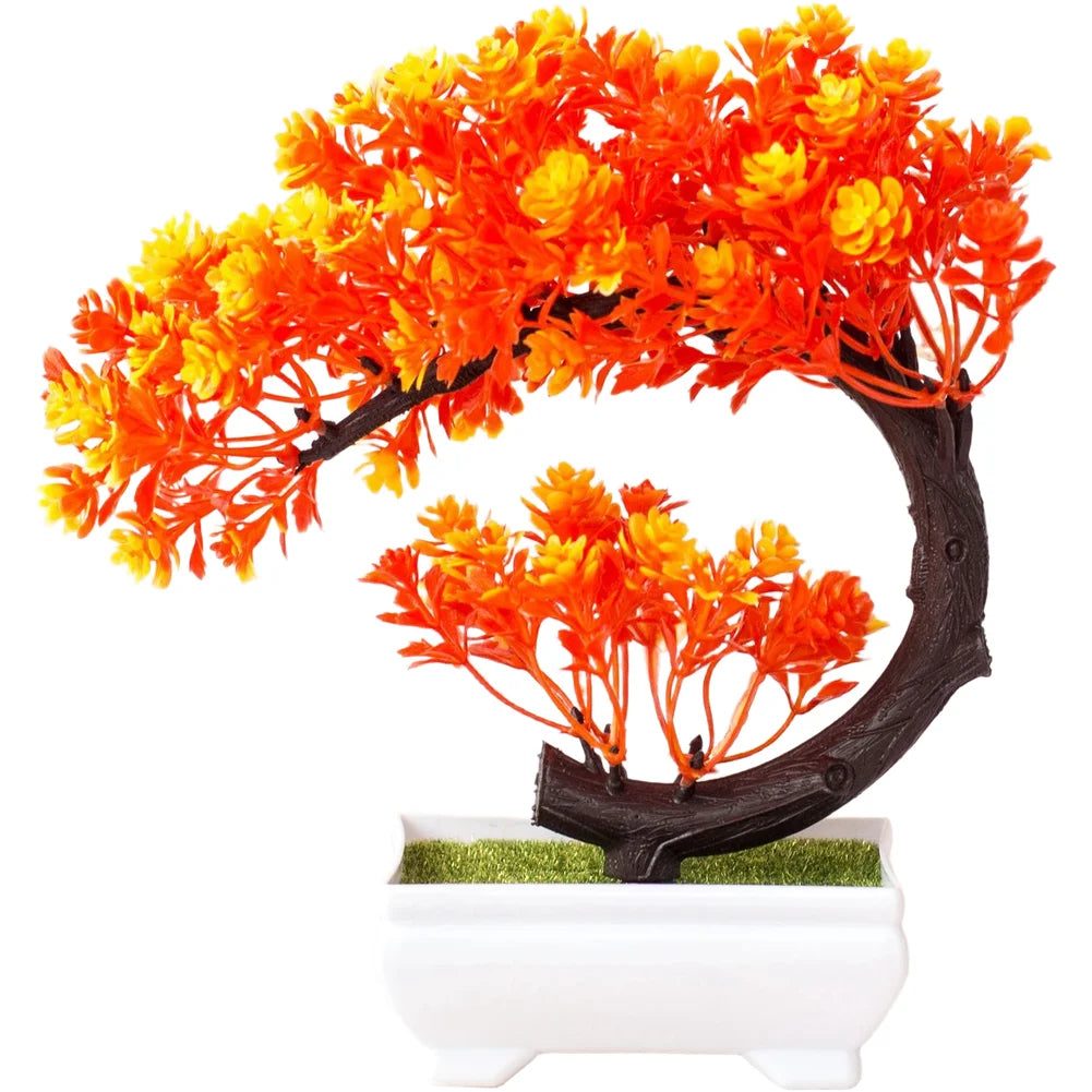 Artificial Bonsai Silk Flower Pot – Home & Wedding Table Decor
