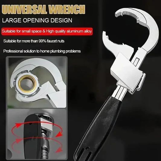 4-in-1 Adjustable Basin Wrench Set | Plumbing Sink Tool Kit Basin Wrench Set Peaceful Pleasures Health and Wellness