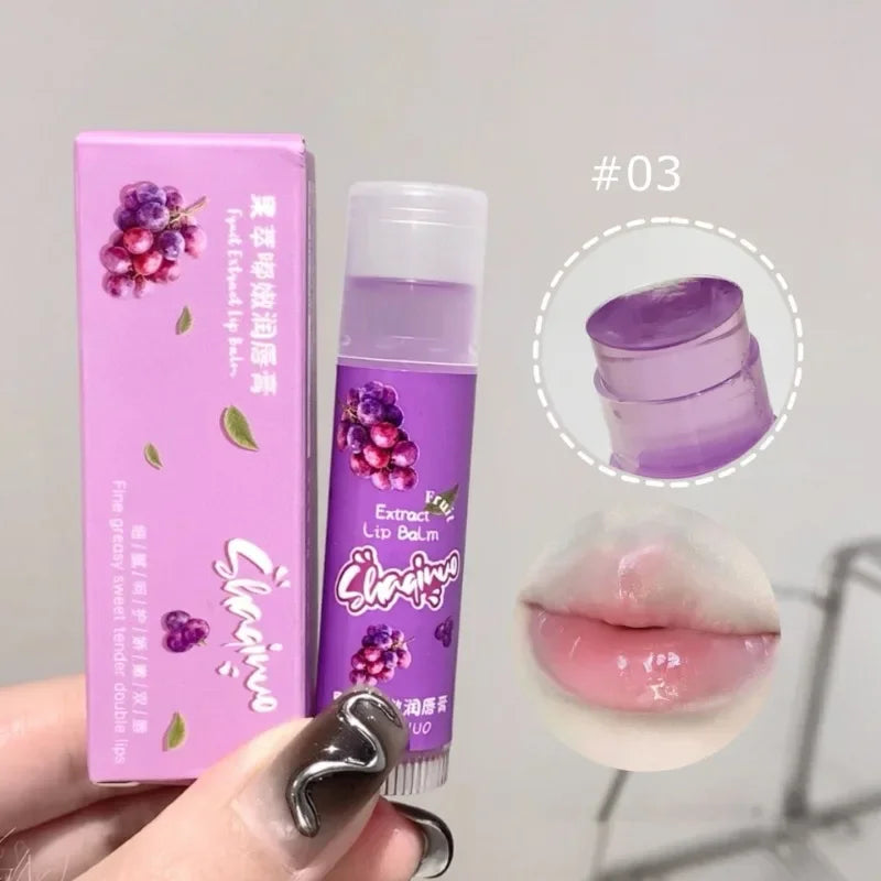 Fruit Extract Lip Balm Set of 3 – Tinted Moisturizing Gloss
