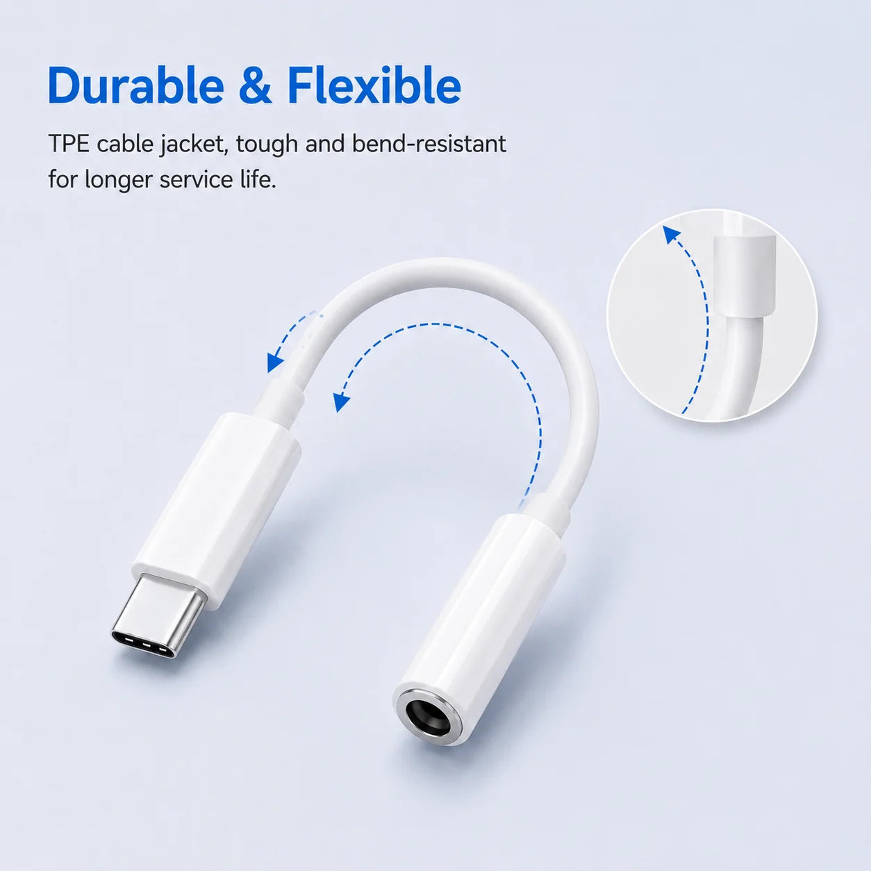 USB-C to 3.5mm HiFi DAC Headphone Adapter | Digital Audio Jack DAC Headphone Adapter Peaceful Pleasures Health and Wellness