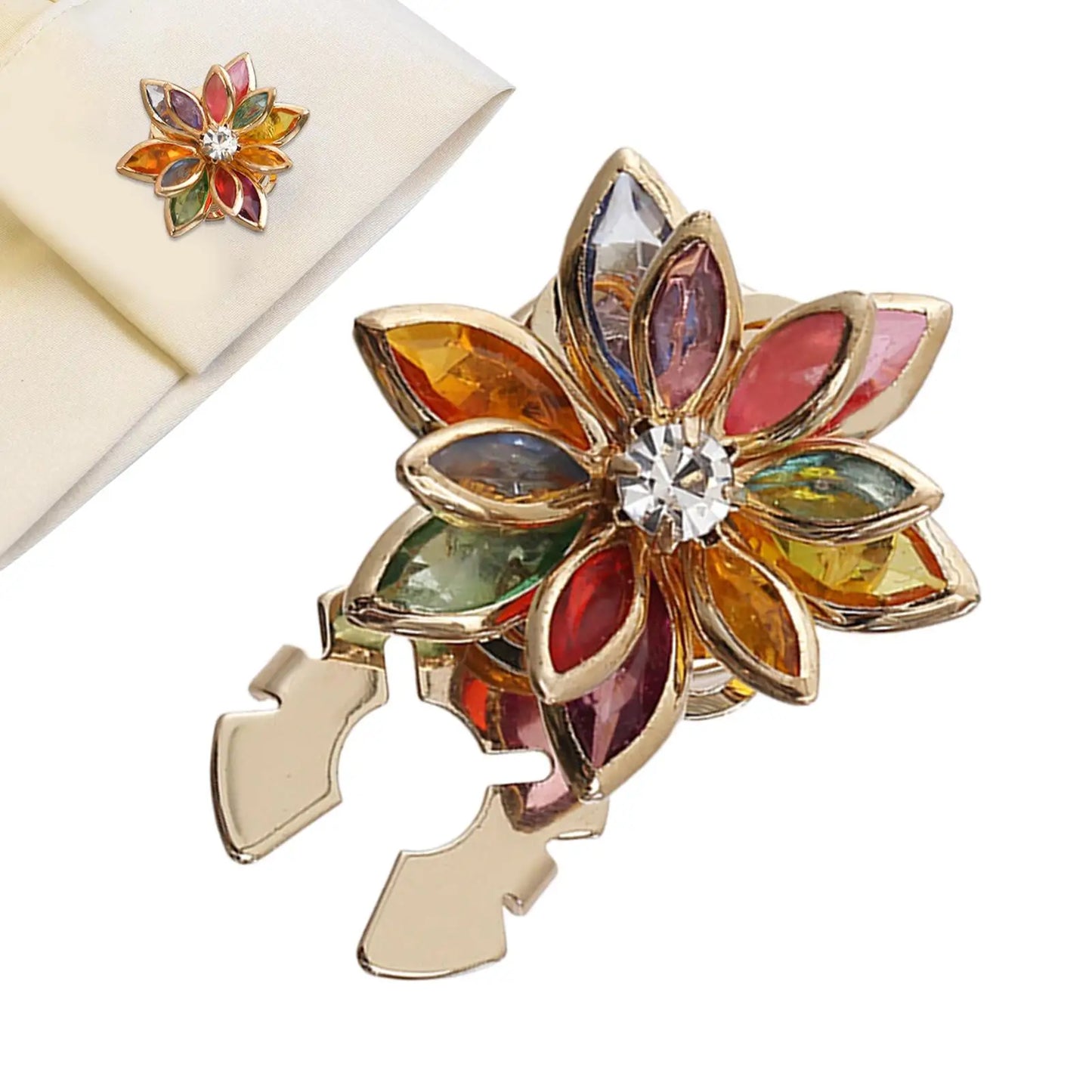 Elegant Camellia Button Cover Cufflinks | Blouses & Formal Shirts