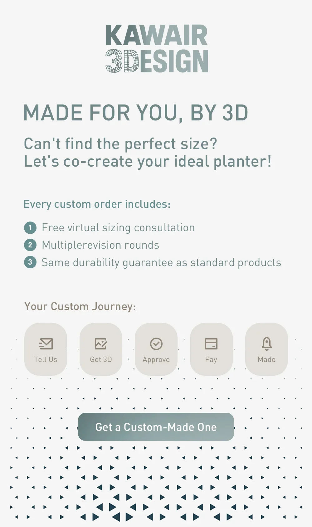 3D Printed Geometric Flower Pot | Eco-Friendly PLA Planter