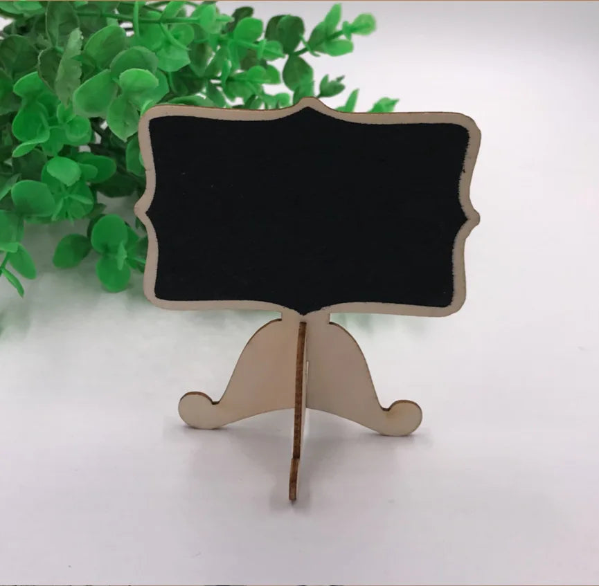Mini Wooden Writing Small Blackboard Desktop Message Decorative