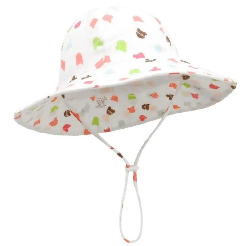 Baby Cotton Bucket Sun Hat UPF50+ | Infant Boys & Girls 6-12M