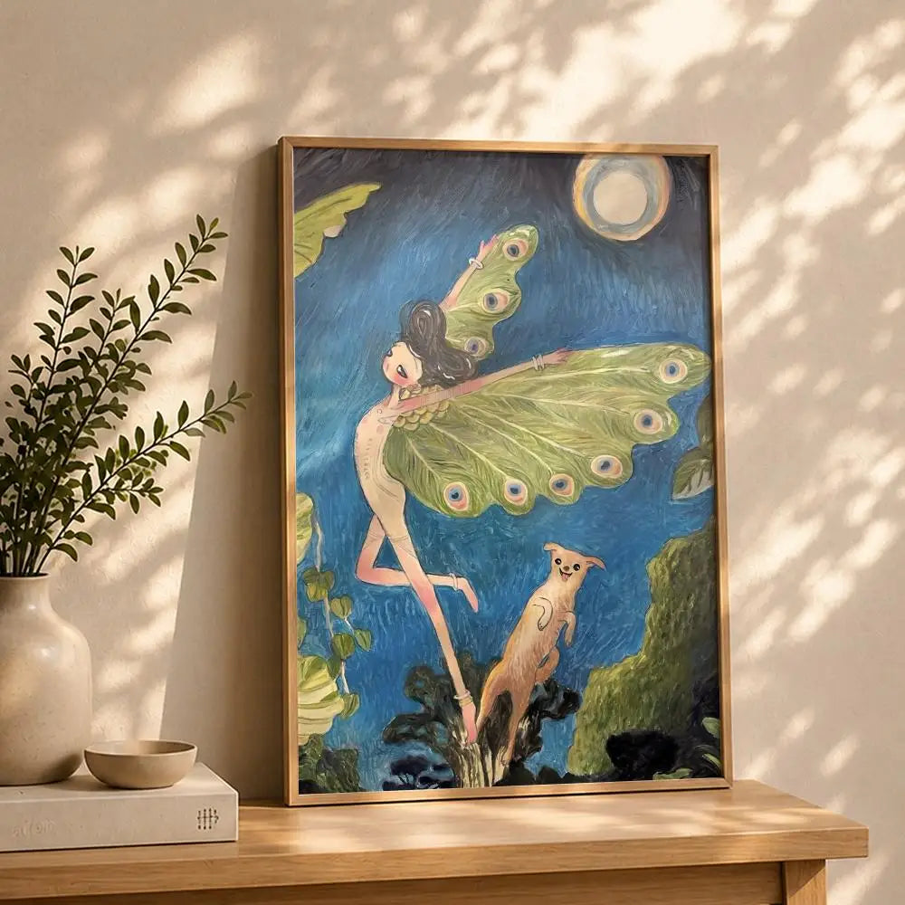 Artist A-Aya TakanoS Poster HD Self Adhesive Waterproof Wall Art Ideal for Home Office Dorm Bedroom Great Gift Peaceful Pleasures Health and Wellness