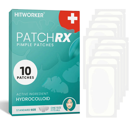 Hydrocolloid Nose Cleansing Patches 10-Pack – All Skin Types Nose Cleansing Patches Peaceful Pleasures Health and Wellness 10PCS