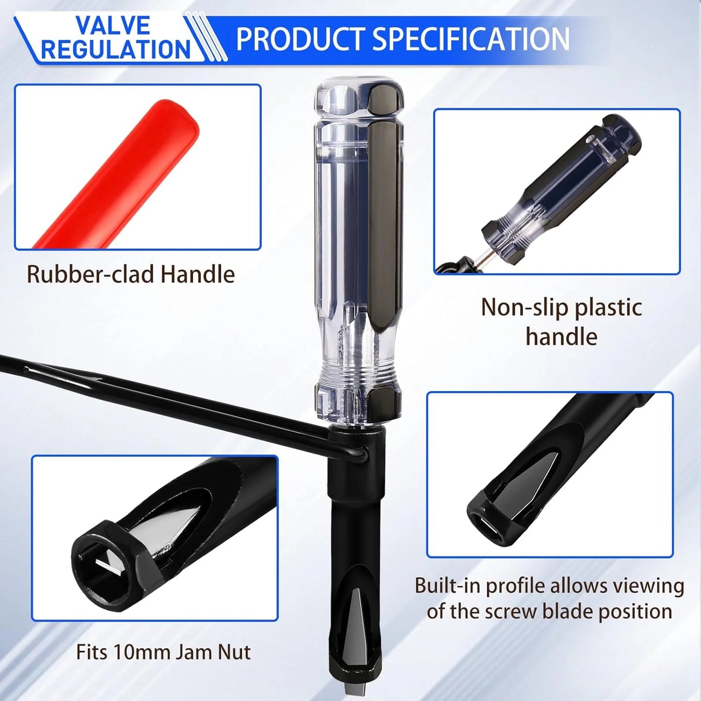 Valve Adjustment Tool Jam Nutvalve Lapping Guiding Removal Compatible