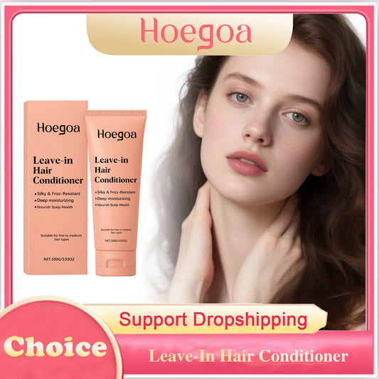 Leave-In Hair Conditioner Nourishing Anti-Frizz Repair Dry Damaged Split Ends Hair Thicker Soft Shiny Smoothing Hair Conditioner Peaceful Pleasures Health and Wellness