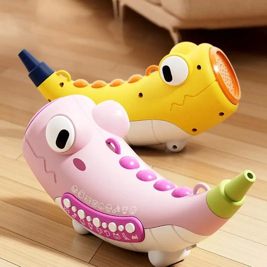 Dinosaur Horn Blowing Toy for Kids | Music & Motor Development Kids Musical Toy Peaceful Pleasures Health and Wellness