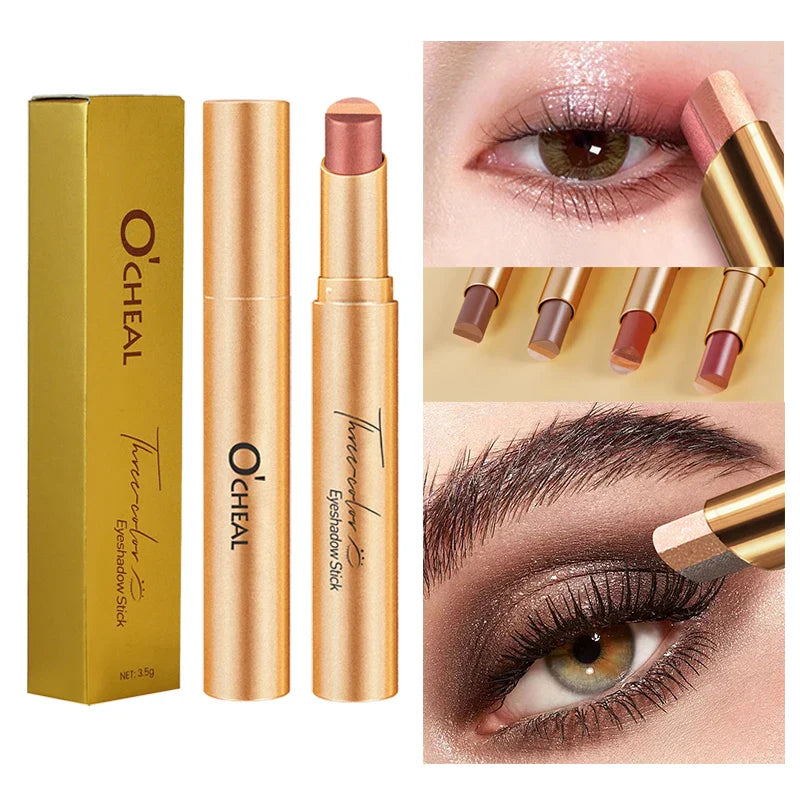 O'CHEAL 3-Color Glitter Eye Shadow Stick – Waterproof