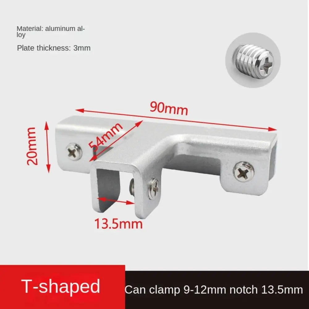 Aluminum Alloy Corner Bracket | L, T & Cross Fixing Clips