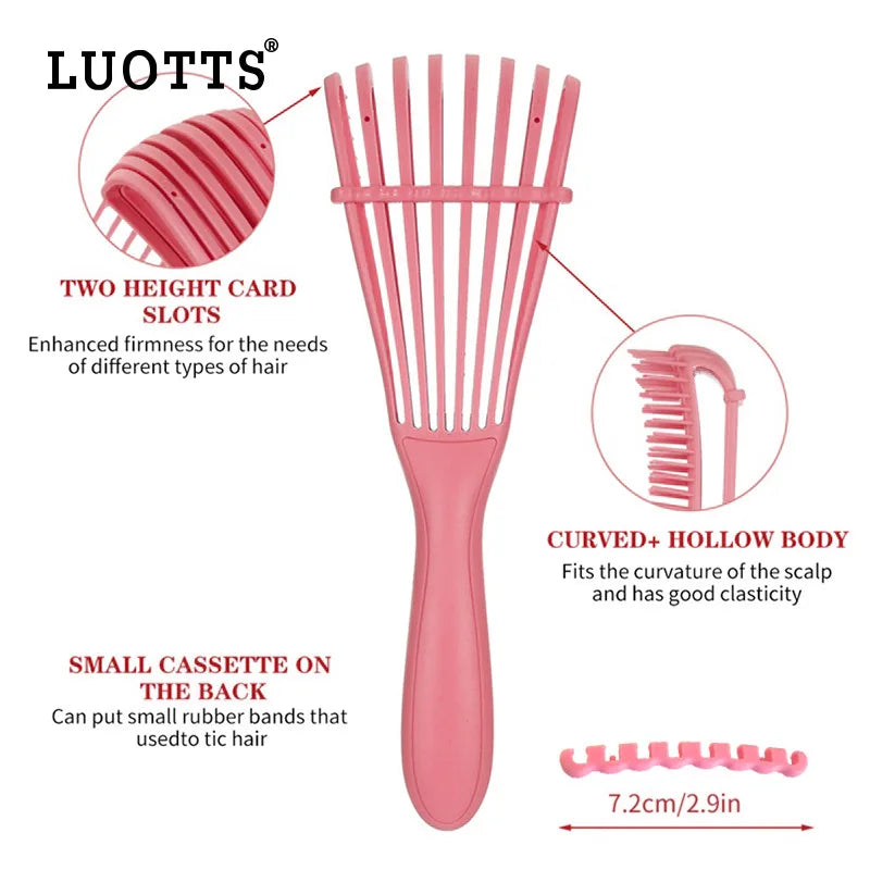 Octopus Wide Tooth Detangling Shampoo Comb | TPEE Hair Comb Hair Detangling Comb Peaceful Pleasures Health and Wellness