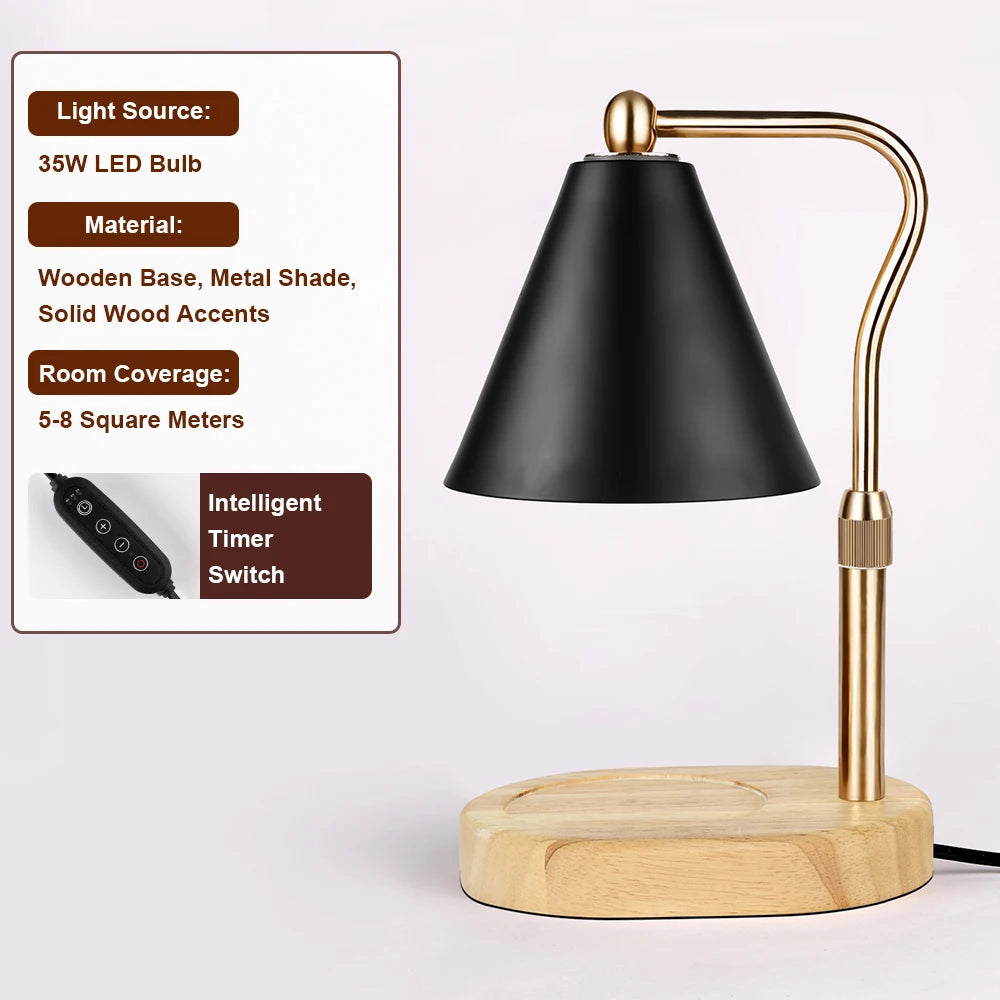 RUNTOIN Dimmable Candle Warmer Lamp with Timer | Home Decor
