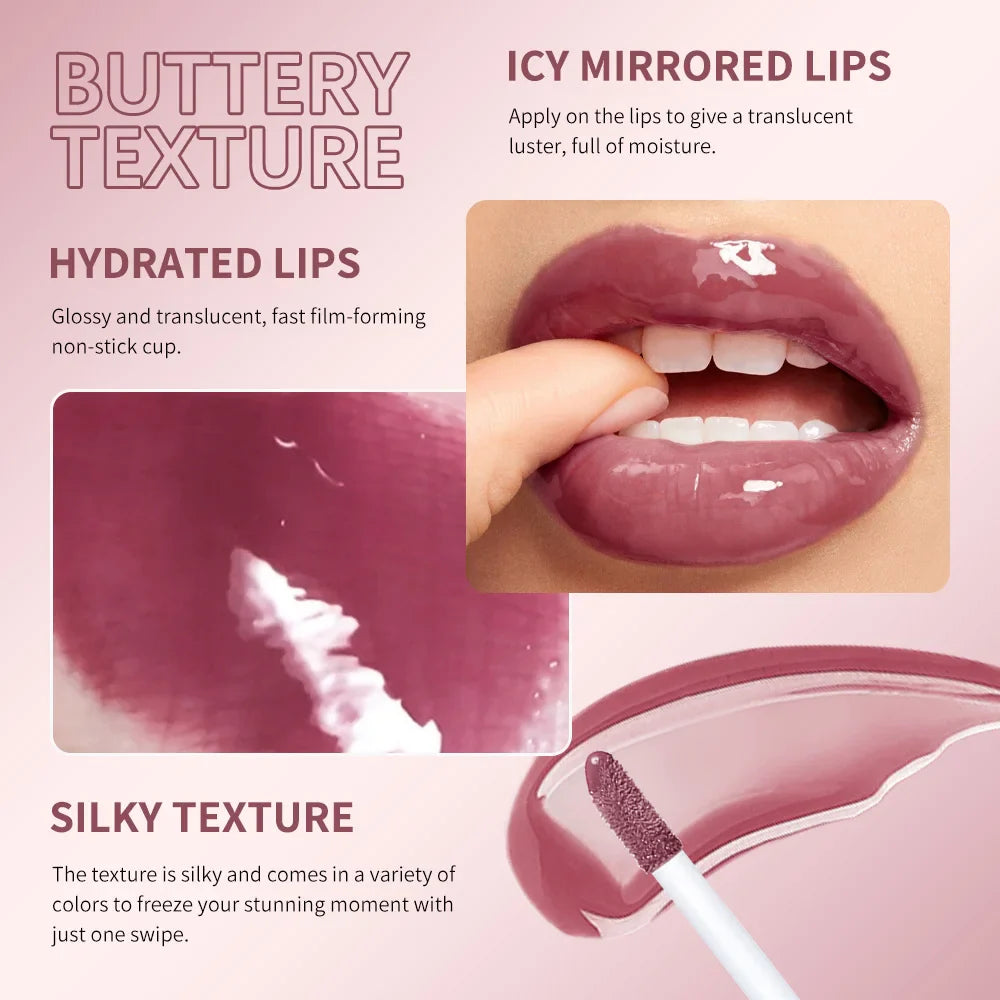 Lakerain Glossy Lip Gloss Butter – Mirror Finish & Moisturising