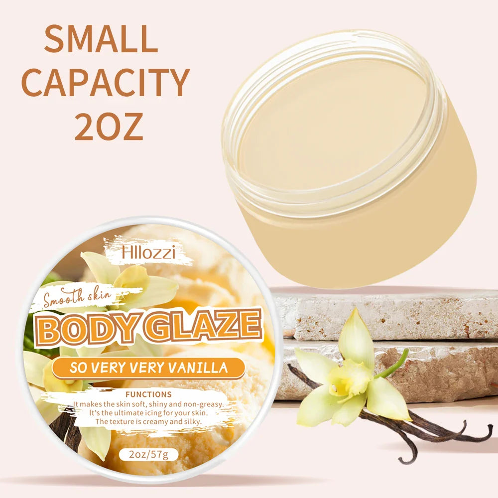 Vanilla Body Glaze – Moisturizing Face & Body Nourishing Cream