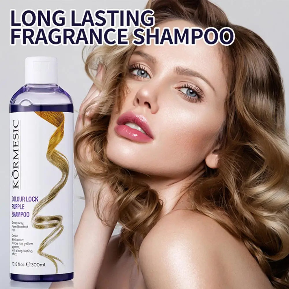 Keratin Purple Shampoo – Color-Lock & Repair for Dyed Hair