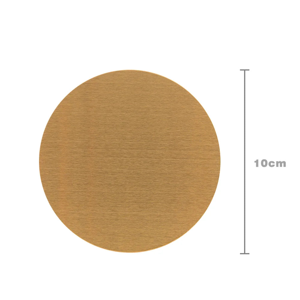 Stainless Steel Coaster Table Mat – Non-Slip, Heat Resistant