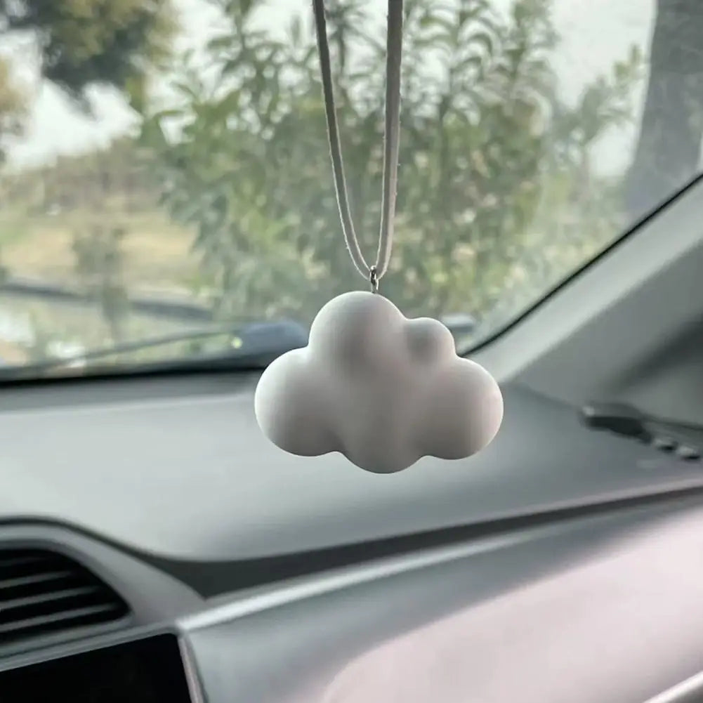 Cute Cloud Car Air Freshener Aroma Diffuser Vent Clip/Pendant,Refillable Creative Auto Decor Gift for Women Men mystical smell Peaceful Pleasures Health and Wellness Pendant