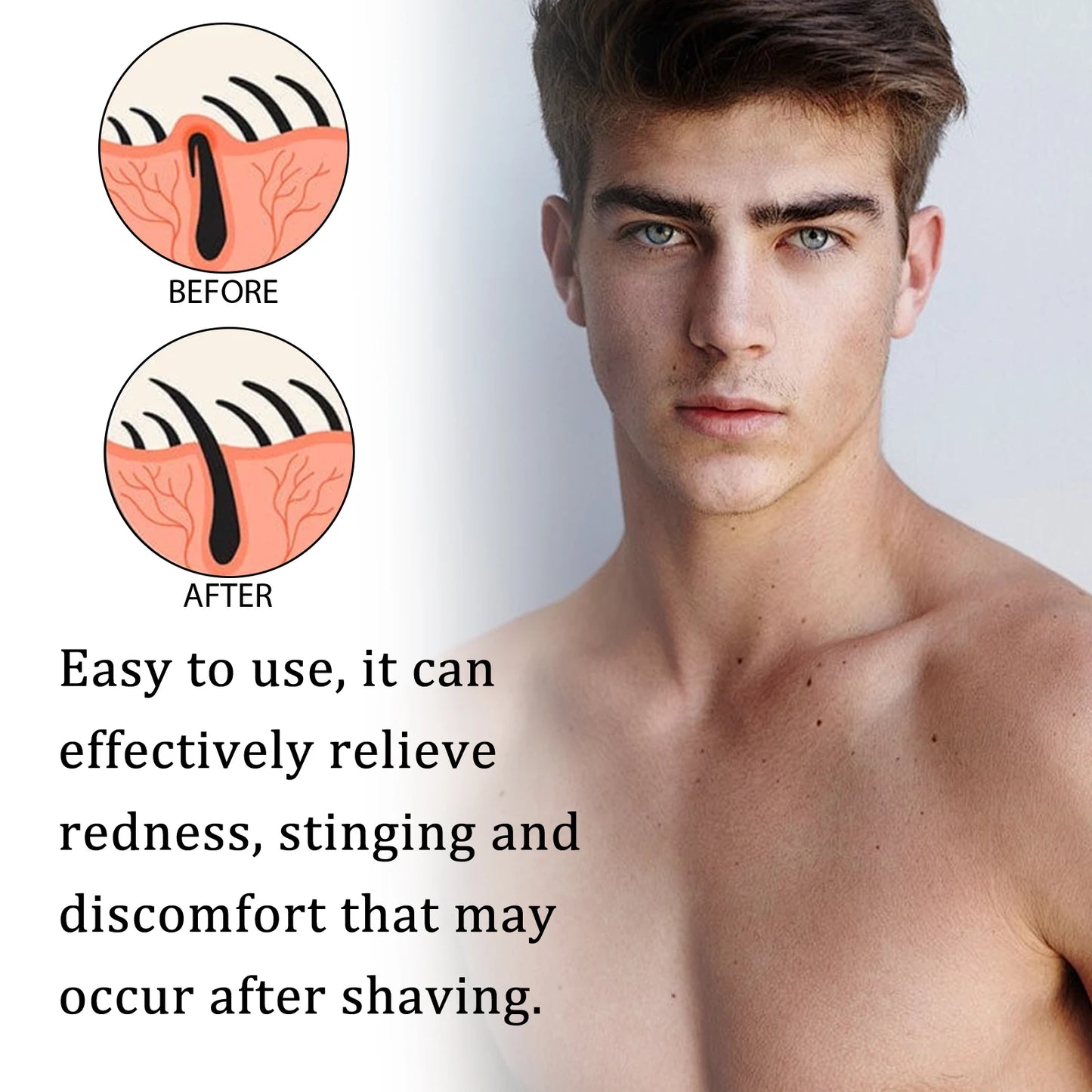 East Moon Men's After Shave Balm – Hydrating Post-Shave Cream