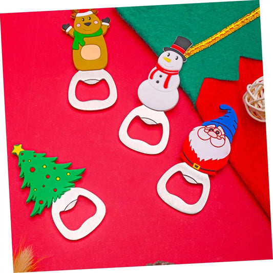 Christmas Bottle Openers – Santa, Snowman & Xmas Tree Designs Holiday Bottle Opener Peaceful Pleasures Health and Wellness