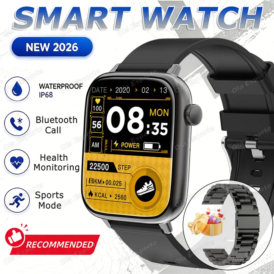 Ola Esporte 1.85" Smart Watch – Bluetooth Call & Health Tracker