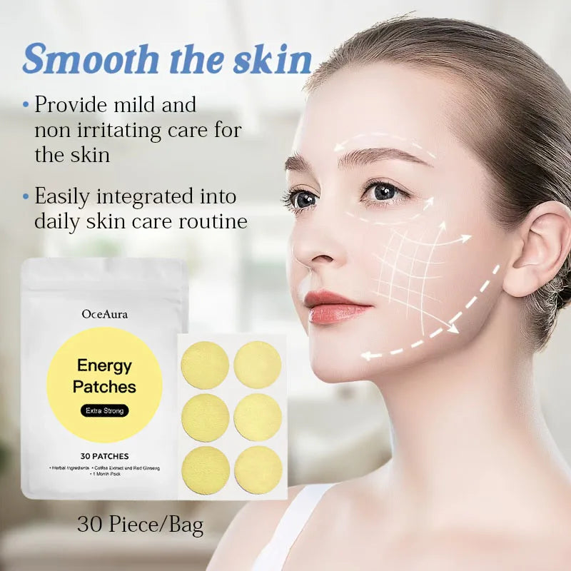 30-Pack Yellow Body Care Patches | Gentle Daily Formula