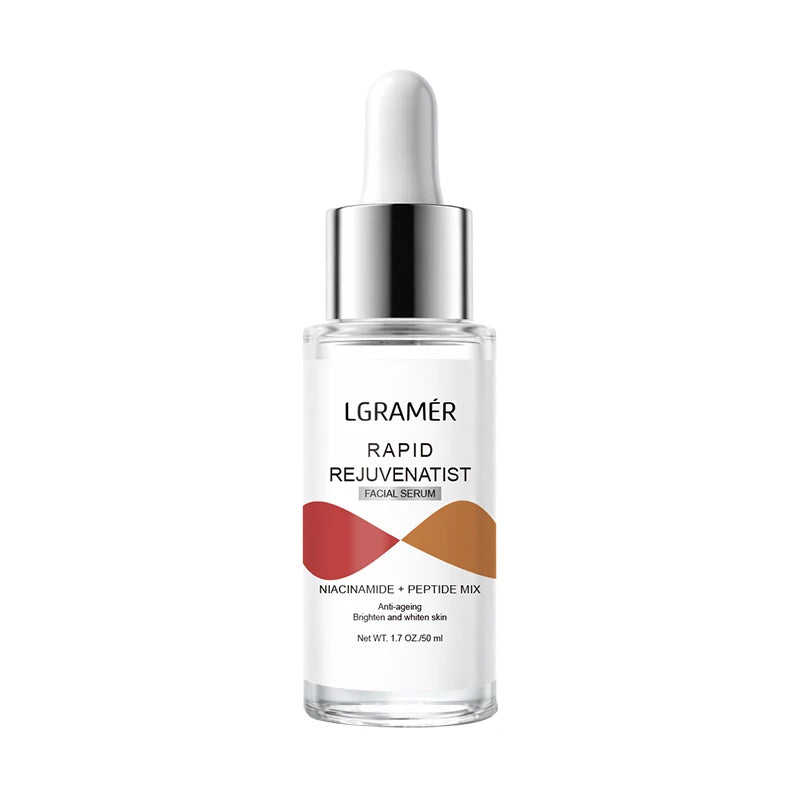 30ml/50ml Niacinamide Peptide Facial Serum, Anti-Aging Brightening Essence for Even and Whitening Skin Tone Peaceful Pleasures Health and Wellness 50ml 3pcs