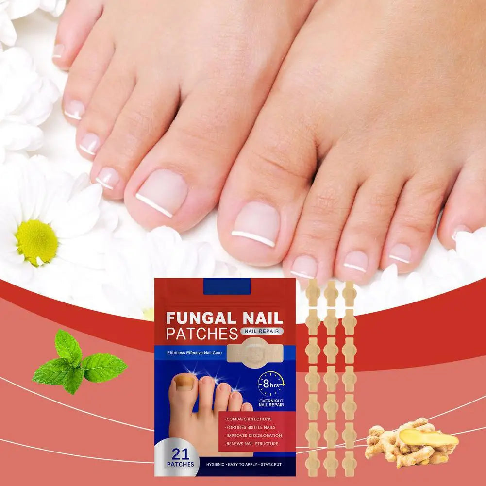 Nail Repair Patches – 21pc Overnight Nail Care Treatment
