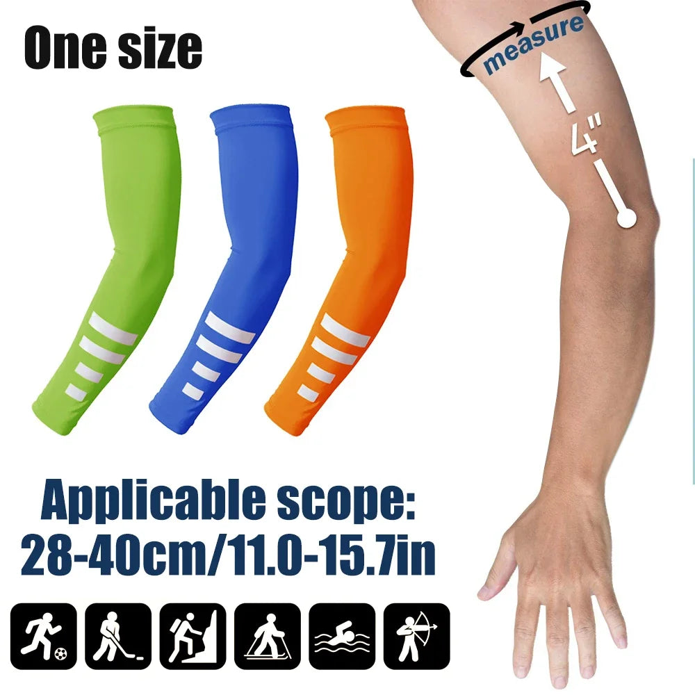 Fingerless Gloves & Arm Warmers Set - Thumb Hole Knit Sleeves for Running, Cycling, Gym - Men & Women (1 Pair) Peaceful Pleasures Health and Wellness