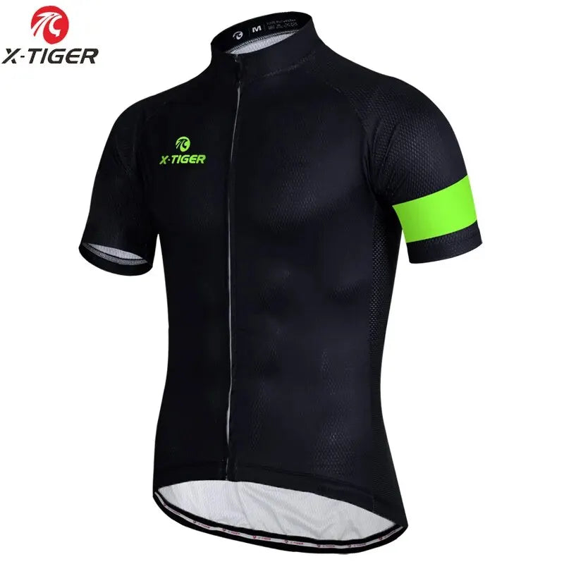 X-TIGER Men's MTB Cycling Jersey | Breathable Quick-Dry Bike Shirt
