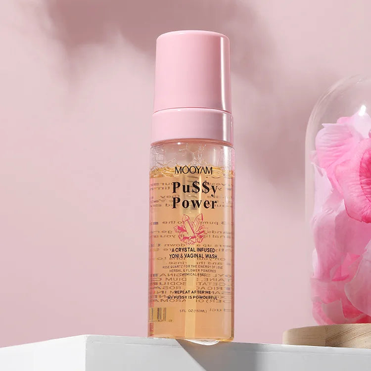 Crystal Infused Yoni And Vaginal Wash Private Clean Balanced Gently Moisturize Shower Gel, Feminine Prevent Dryness Healthy Care Peaceful Pleasures Health and Wellness