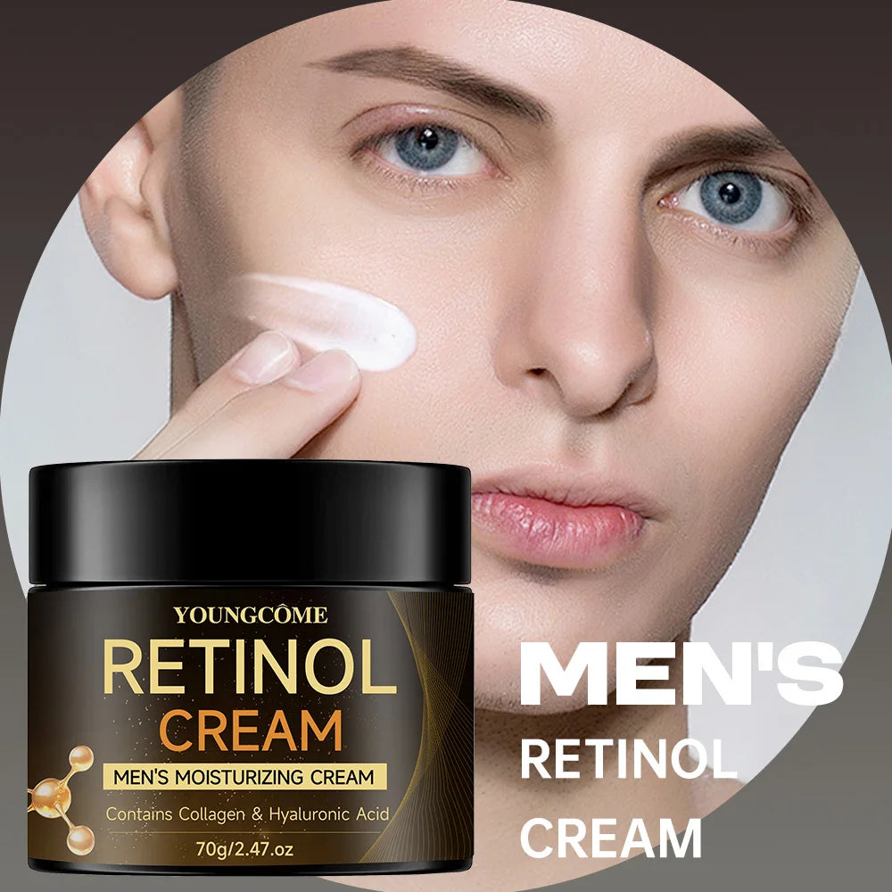 Men's Retinol Face Cream – Anti-Aging Moisturizer 40g/70g Men's Face Cream Peaceful Pleasures Health and Wellness