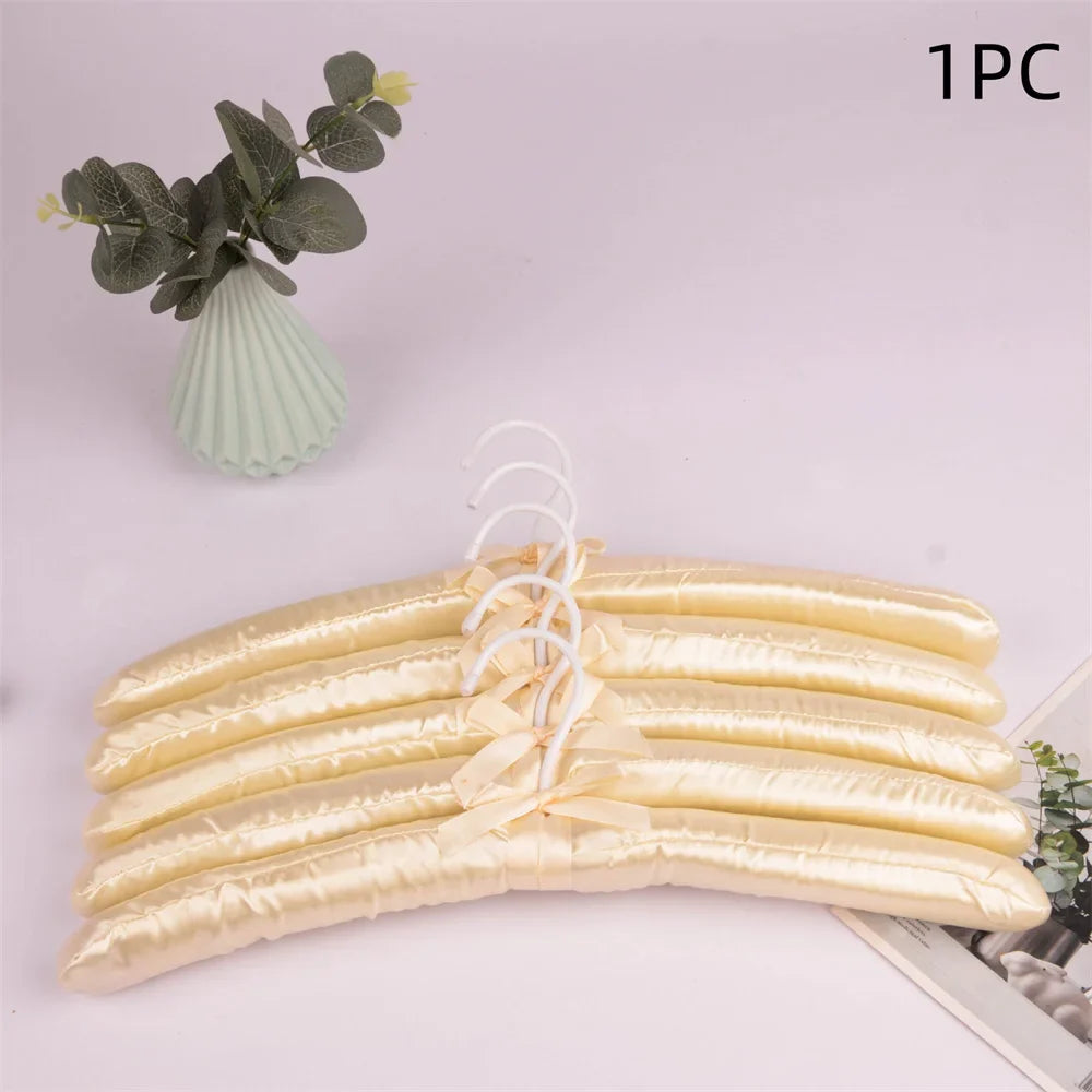 Satin Padded Clothes Hanger – Non-Slip, Silk Wrapped & Slim