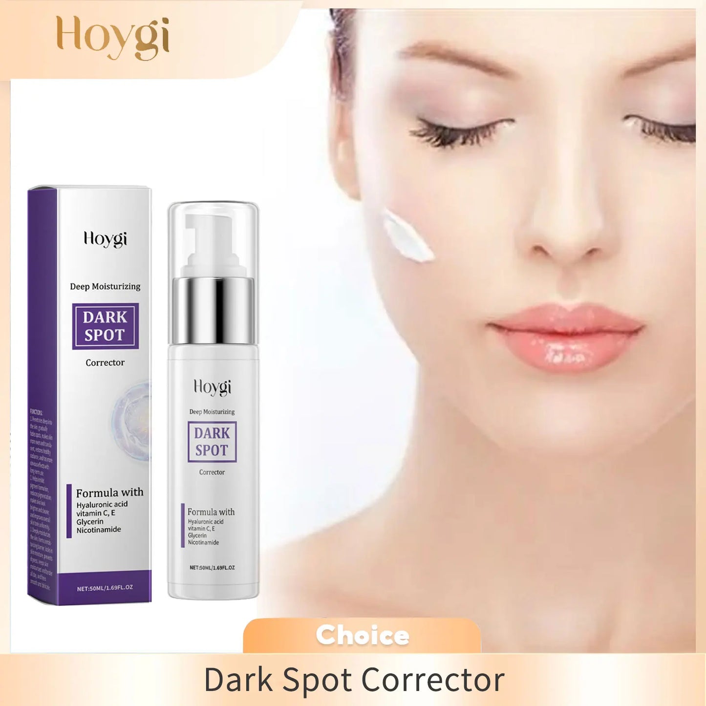 Hoygi Nicotinamide Brightening Face Cream – Fade Dark Spots