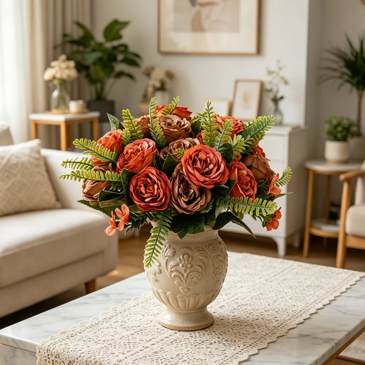 Silk Artificial Hydrangea Rose Bouquet | Wedding & Home Decor