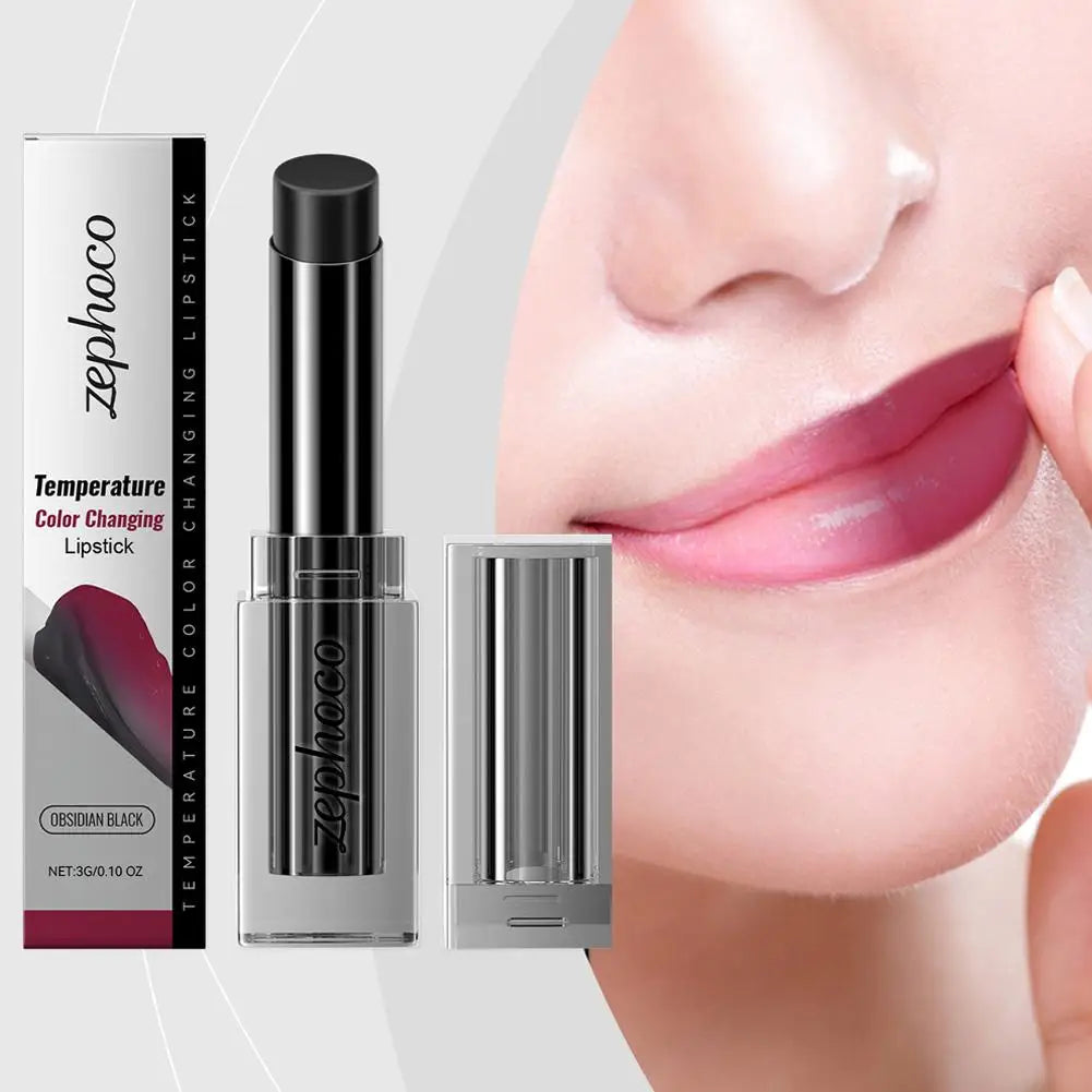 Temperature-Sensitive Color-Changing Lipstick Deeply Nourishing Prevents Dryness And Cracking Fades Lip Lines Locks In Moisture Peaceful Pleasures Health and Wellness