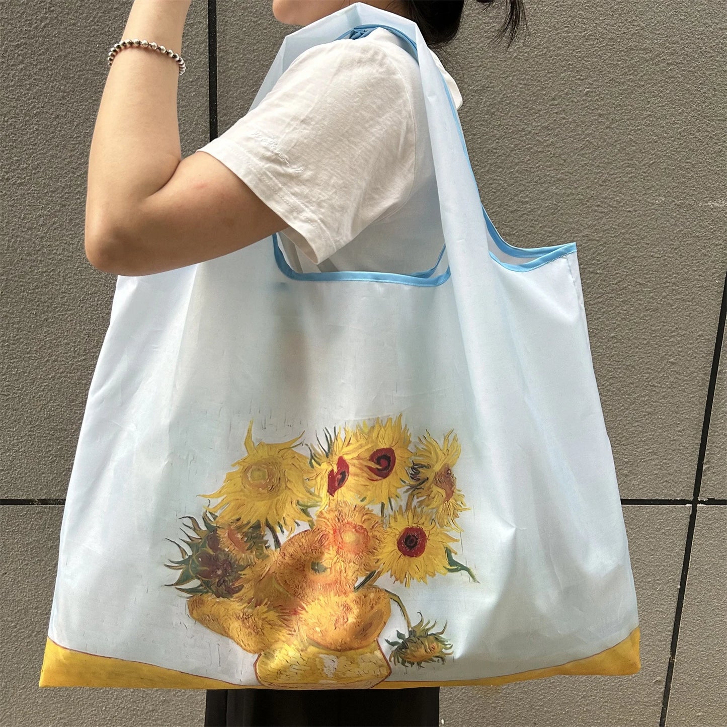 Large Foldable Reusable Nylon Shopping Bag – Travel Tote