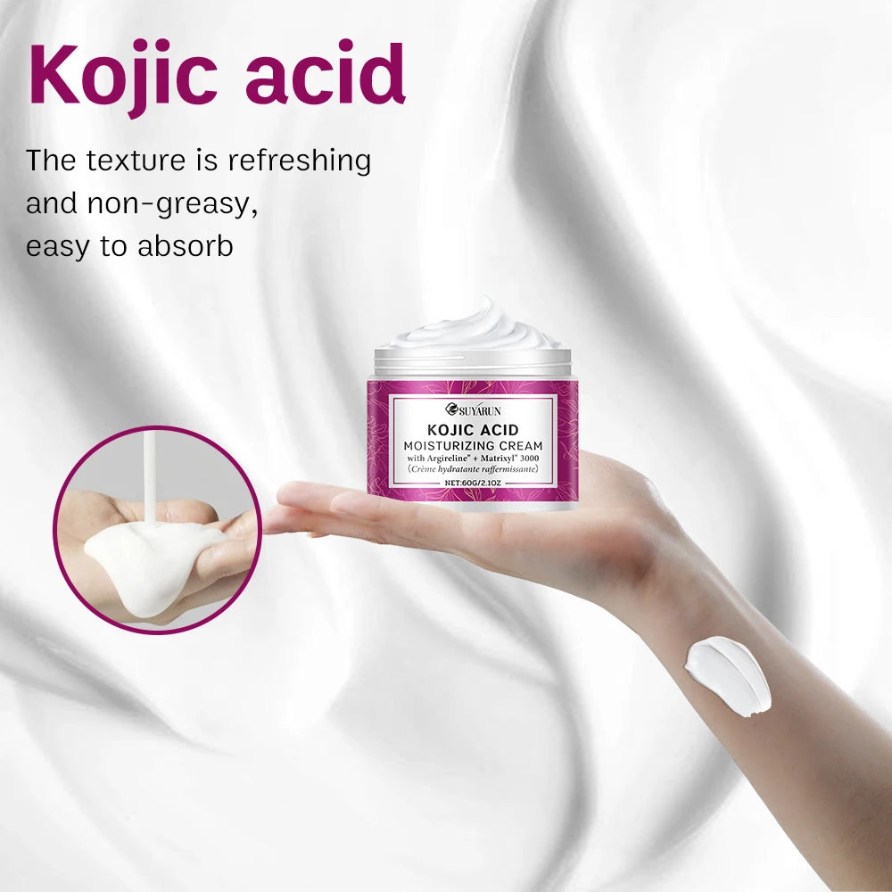 SUYARUN Advanced Vitamin C Kojic Acid Collagen Face Cream - Brightening Anti-Aging Moisturizer for Glowing Skin Peaceful Pleasures Health and Wellness
