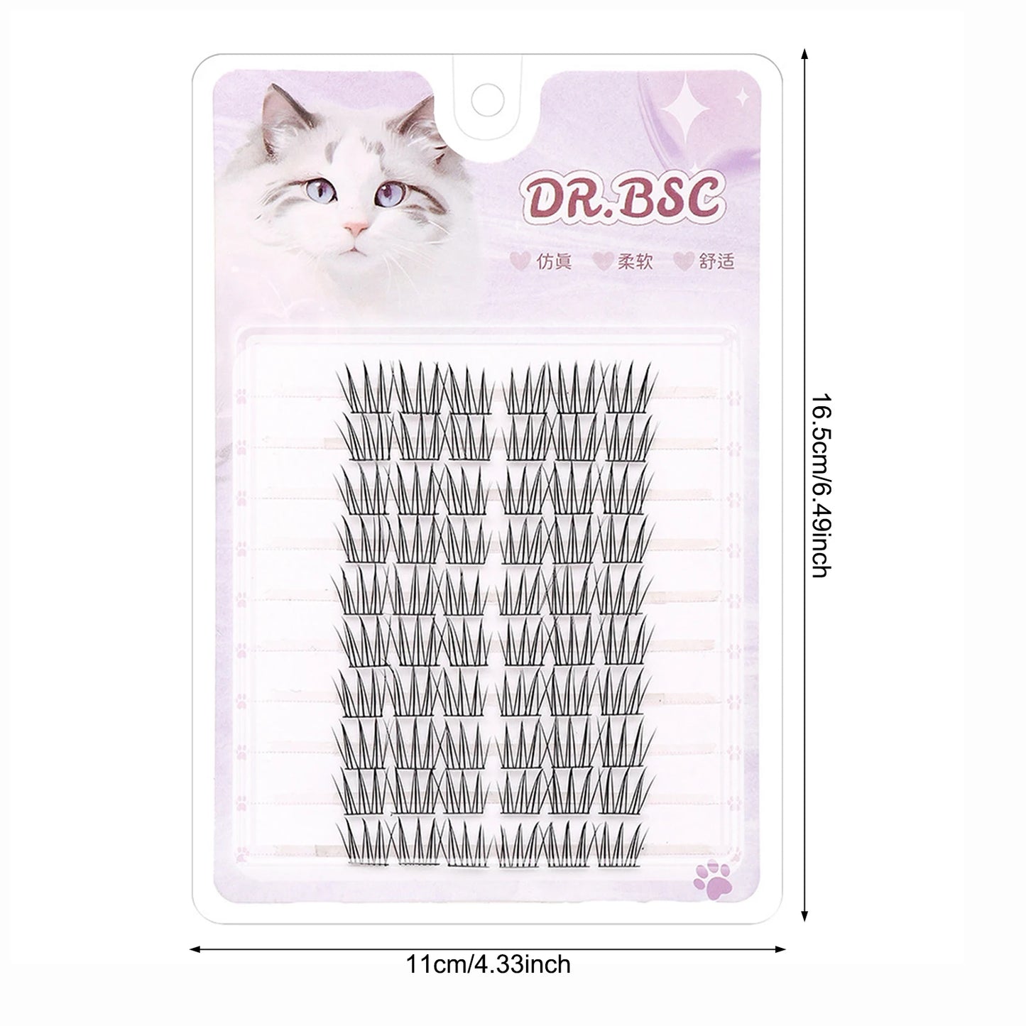Korean Idol Manga Cluster Lashes | Wispy 3D Lash Extensions False Lash Extensions Peaceful Pleasures Health and Wellness