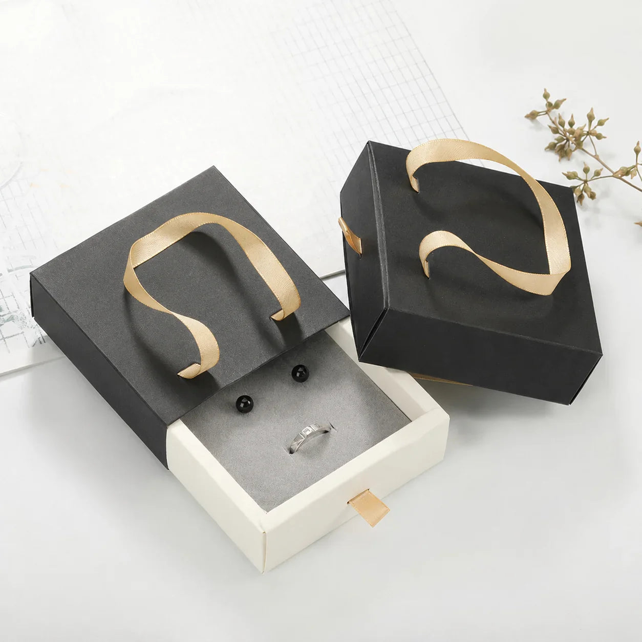 Portable Drawer Jewelry Gift Box | Rings, Earrings & Necklaces