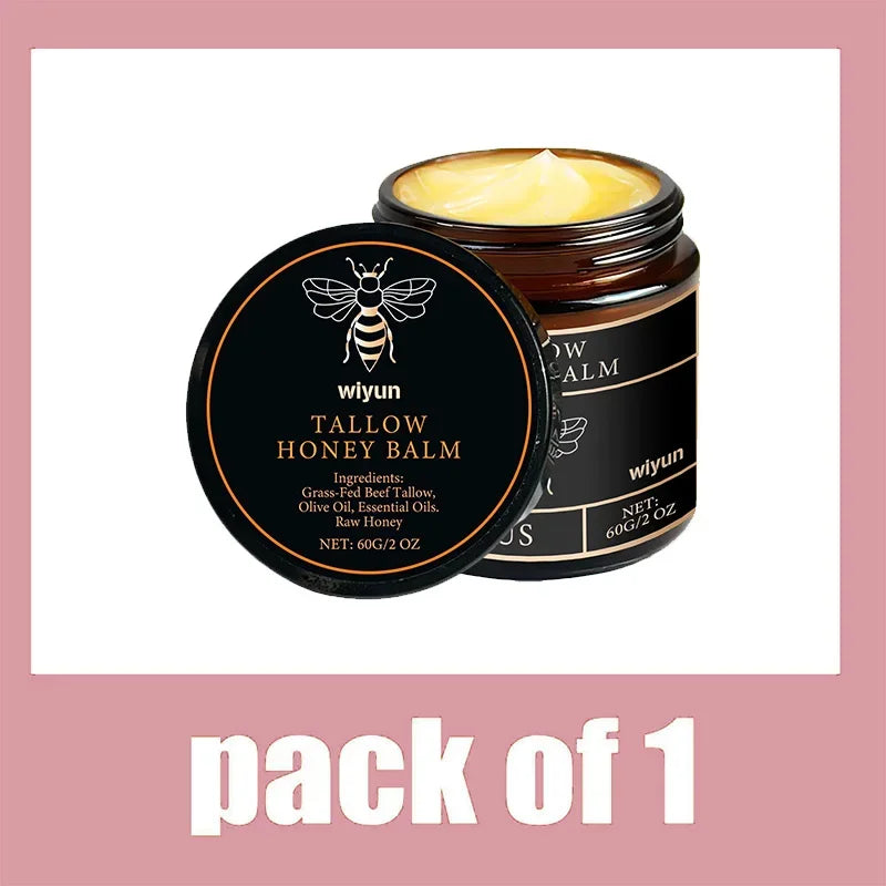 1/3/5pcs Beef Tallow Honey Cream Brand Facial Care Moisturizing Smooth Skin Light Non-greasy Cream Gentle Hydrating Moisturizer Peaceful Pleasures Health and Wellness 1PC