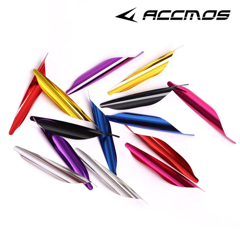 Spin Vanes Archery Spiral Feather Fletches DIY Fletching Sticker Tape