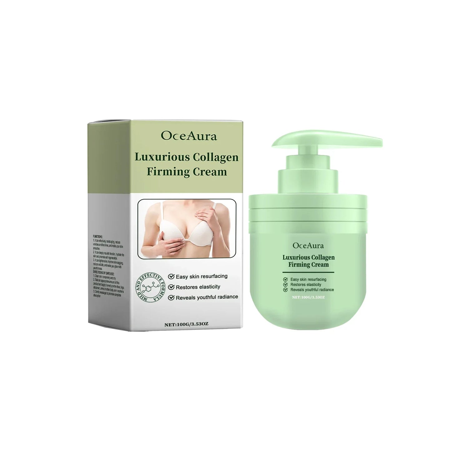 OceAura Collagen Firming Body Cream – Lifting & Tightening
