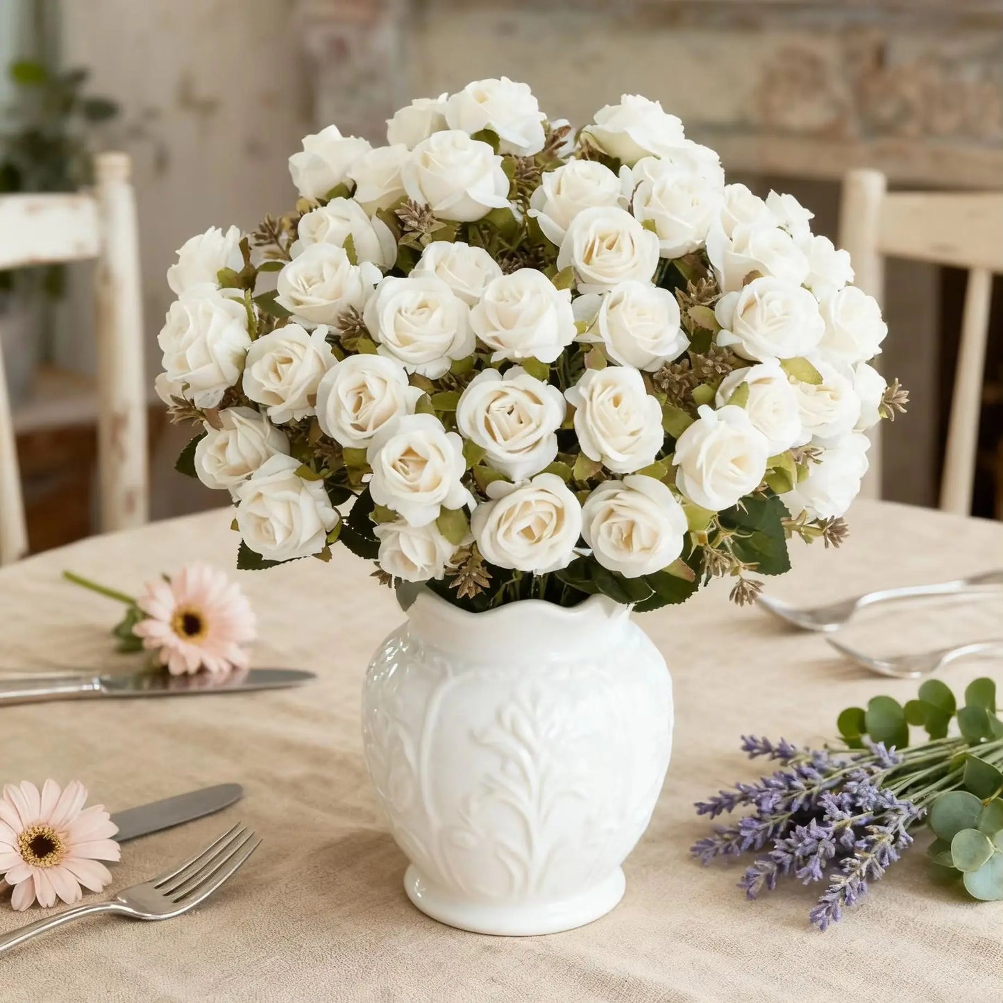 Silk Rose Artificial Flowers – Wedding, Home & Garden Décor