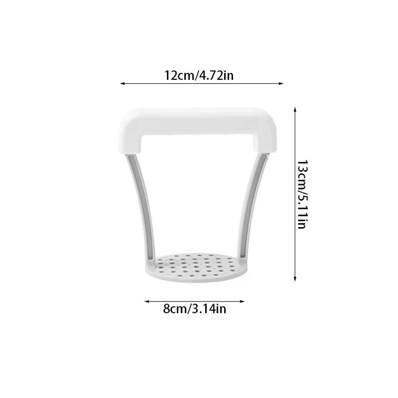 Manual Potato Masher & Ricer with Non-Slip Handle