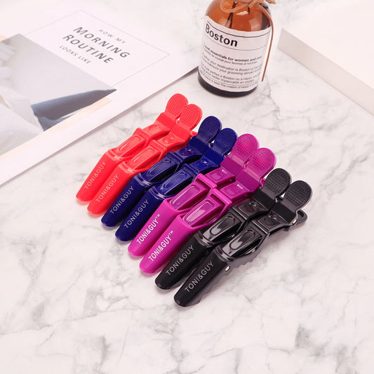 6Pcs Salon Alligator Hair Clips Traceless Hairdressing Clips Claws Section Barbershop Beauty Styling Tools Hairpin Accessories Peaceful Pleasures Health and Wellness