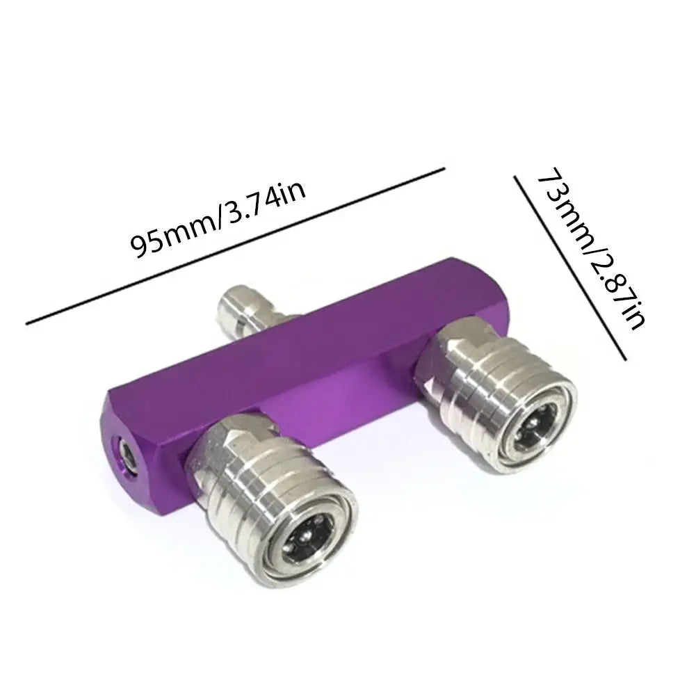High Pressure Washer Dual Nozzle 1/4" Quick Connector Double Spray Tip Power Washing Spray Nozzles Car Cleaning Tools Hose Adapt Peaceful Pleasures Health and Wellness